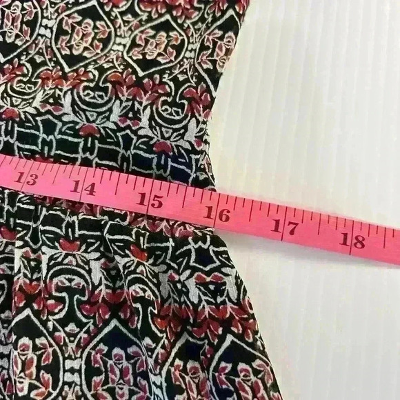 Abercrombie & Fitch Womens SM Boho Midi Shift Dress Multi Color Lace Long Sleeve - Picture 8 of 16